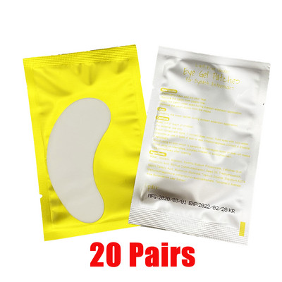 10/20/50 de bucăți plasturi de ochi cu hidrogel cu ridicata pentru extensia de gene, plasture de ochi, plasture de gene, mască pentru extensie de gene, machiaj.