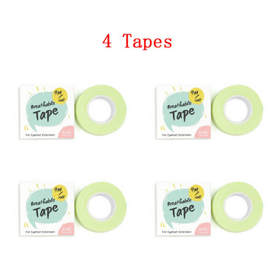 4 role 9M bandă medicală pentru extensie de gene, plasturi sub ochi, hârtie albă, plasture de izolare pentru gene, instrumente pentru salonul de frumusețe