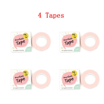 4 role 9M bandă medicală pentru extensie de gene, plasturi sub ochi, hârtie albă, plasture de izolare pentru gene, instrumente pentru salonul de frumusețe