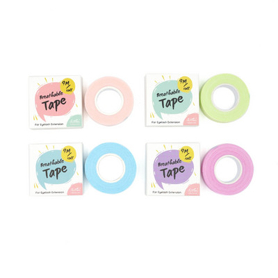 4 role 9M bandă medicală pentru extensie de gene, plasturi sub ochi, hârtie albă, plasture de izolare pentru gene, instrumente pentru salonul de frumusețe