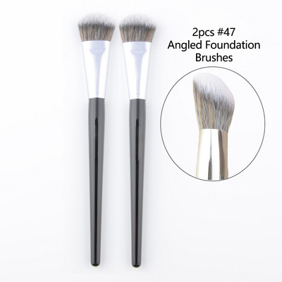 1buc #52 Pensule de machiaj pentru corector Pro Stippling Concealer Cover perie de machiaj contur păr sintetic instrumente cosmetice rafinate