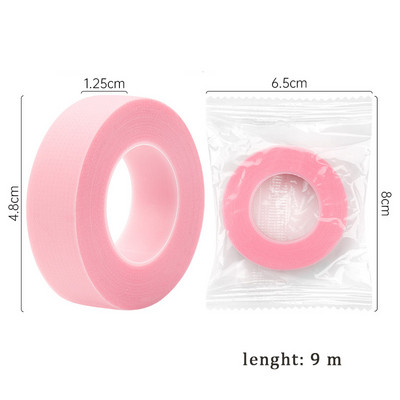 5 role de bandă pe gene, respirabilă, ușor de smuls, bandă sub plasturi pentru ochi, grefarea genelor false, aprovizionare cu extensie, instrumente de machiaj