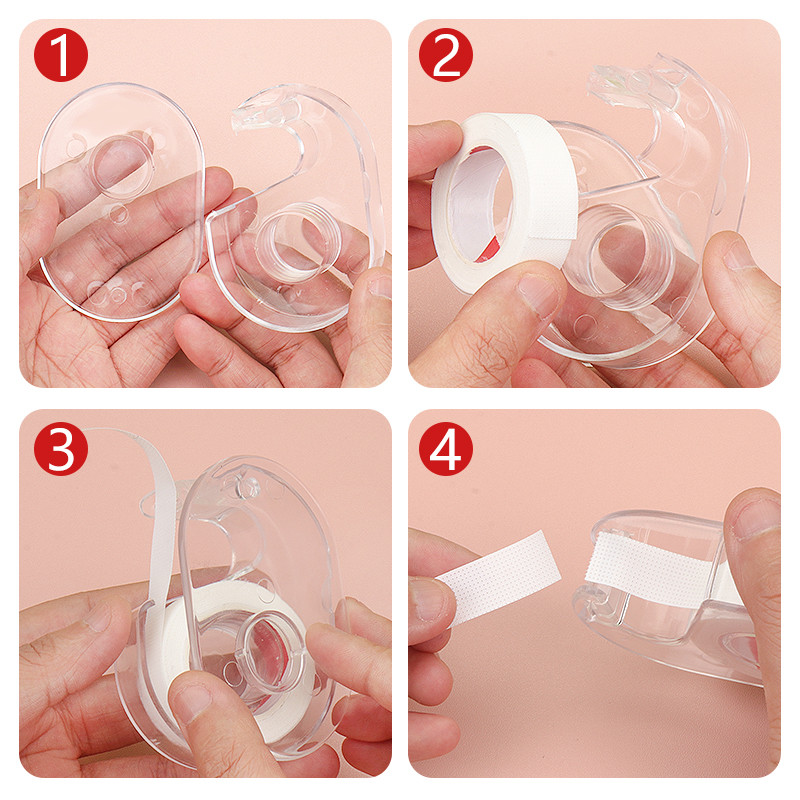 Tăiător de bandă pentru extensie de gene Tampoane pentru ochi fără scame Bandă albă sub tampoane pentru ochi Hârtie pentru plasture pentru gene false pentru femei Instrumente de machiaj