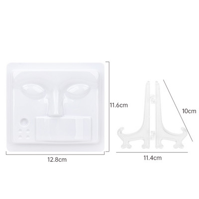 Tavă de exersare Extensie de gene cu paletă de gene Lipici Garnitură Suport pentru gene Afișaj de antrenament Materiale de machiaj Instrumente