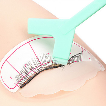 10 τμχ Πλαστικό Εργαλείο με ραβδί για βλεφαρίδες ζεστή κόλλα με κουτάλι για βλεφαρίδες πινέλο Mini Y Shape Comb Lash Lifting Bicurler Applicator Makeup