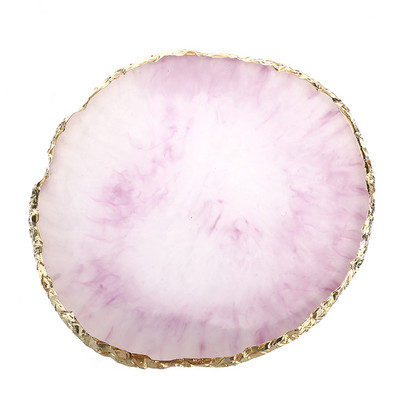 Paletă de piatră de rășină Placă de suport pentru adeziv pentru gene Placă de machiaj pentru unghii Tampă de vopsea Instrument de amestecare a produselor cosmetice Artă Desen Gel Inel