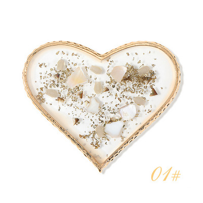 Paletă de piatră de rășină Placă de suport pentru adeziv pentru gene Placă de machiaj pentru unghii Tampă de vopsea Instrument de amestecare a produselor cosmetice Artă Desen Gel Inel