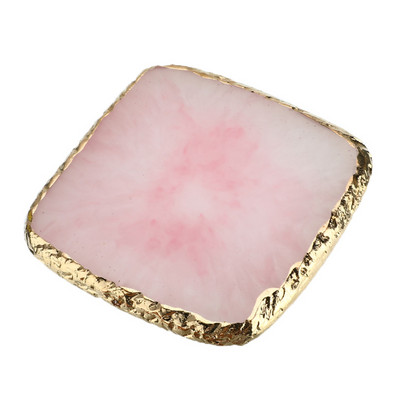 Paletă de piatră de rășină Placă de suport pentru adeziv pentru gene Placă de machiaj pentru unghii Tampă de vopsea Instrument de amestecare a produselor cosmetice Artă Desen Gel Inel