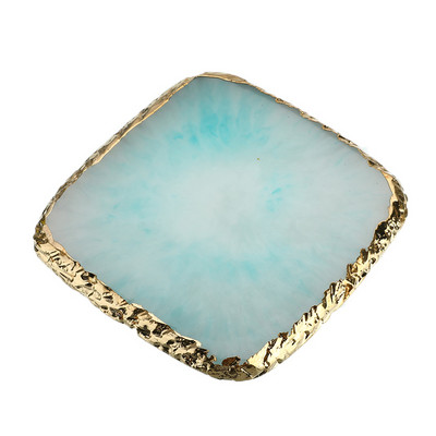 Paletă de piatră de rășină Placă de suport pentru adeziv pentru gene Placă de machiaj pentru unghii Tampă de vopsea Instrument de amestecare a produselor cosmetice Artă Desen Gel Inel