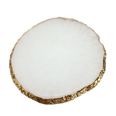 Paletă de piatră de rășină Placă de suport pentru adeziv pentru gene Placă de machiaj pentru unghii Tampă de vopsea Instrument de amestecare a produselor cosmetice Artă Desen Gel Inel