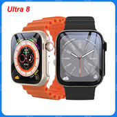 Ultra 8 Smart Watch Series 8 Ultra Men Women Call Bluetooth Ασύρματη φόρτιση Fitness βραχιόλι 2,0 ιντσών με οθόνη HD Smartwatch