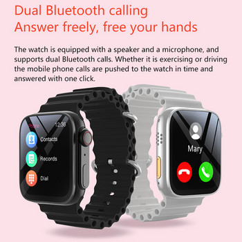 Ultra 8 Smart Watch Series 8 Ultra Men Women Bluetooth Call Безжично зареждане Фитнес гривна 2.0 инча HD екран Smartwatch