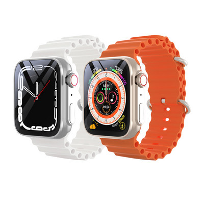 Ultra 8 Smart Watch Series 8 Ultra Men Women Call Bluetooth Ασύρματη φόρτιση Fitness βραχιόλι 2,0 ιντσών με οθόνη HD Smartwatch