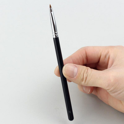 Karsyngirl 1/2 buc Perie pentru eyeliner cu cap îndoit Perie de machiaj pentru detaliile ochilor, sub ochi, jgheab de lacrimi pentru femei, perie pentru corector