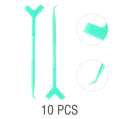 5/10 buc. Baghetă permanentă pentru gene Kit de ridicare a genelor Pieptene pentru curățarea genelor Instrumente auxiliare Extensie pentru gene Y Perii Machiaj Instrumente pentru rimel