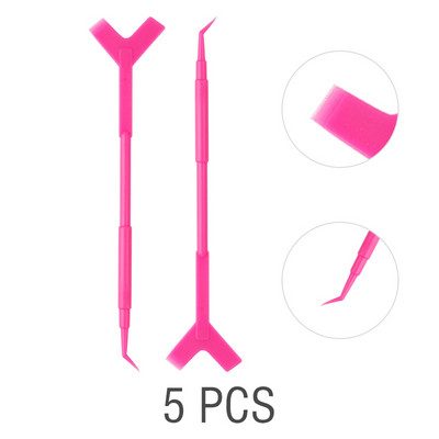 5/10 buc. Baghetă permanentă pentru gene Kit de ridicare a genelor Pieptene pentru curățarea genelor Instrumente auxiliare Extensie pentru gene Y Perii Machiaj Instrumente pentru rimel