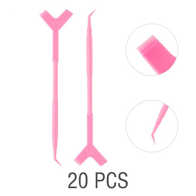 5/10 buc. Baghetă permanentă pentru gene Kit de ridicare a genelor Pieptene pentru curățarea genelor Instrumente auxiliare Extensie pentru gene Y Perii Machiaj Instrumente pentru rimel