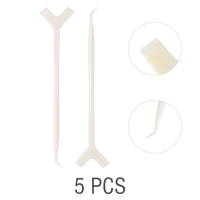 5/10 buc. Baghetă permanentă pentru gene Kit de ridicare a genelor Pieptene pentru curățarea genelor Instrumente auxiliare Extensie pentru gene Y Perii Machiaj Instrumente pentru rimel