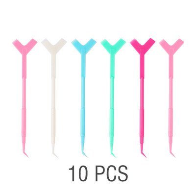 5/10 buc. Baghetă permanentă pentru gene Kit de ridicare a genelor Pieptene pentru curățarea genelor Instrumente auxiliare Extensie pentru gene Y Perii Machiaj Instrumente pentru rimel