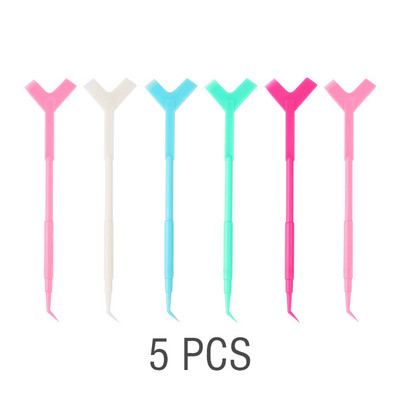 5/10 buc. Baghetă permanentă pentru gene Kit de ridicare a genelor Pieptene pentru curățarea genelor Instrumente auxiliare Extensie pentru gene Y Perii Machiaj Instrumente pentru rimel