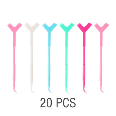 5/10 buc. Baghetă permanentă pentru gene Kit de ridicare a genelor Pieptene pentru curățarea genelor Instrumente auxiliare Extensie pentru gene Y Perii Machiaj Instrumente pentru rimel