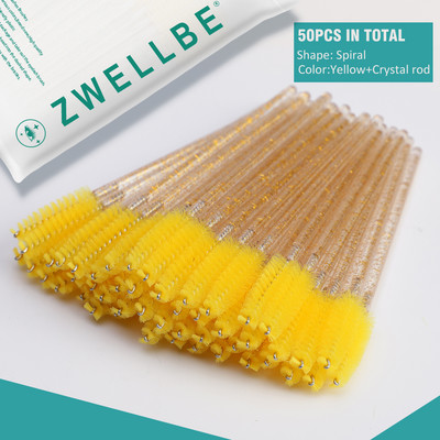 100/50 vnt Vienkartiniai blakstienų šepetėliai Blakstienų priauginimo įrankiai Antakių šepetėlis Tušas lazdelės Aplikatorius Spoolers Akys Blakstienų Kosmetika