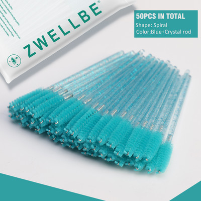 100/50 vnt Vienkartiniai blakstienų šepetėliai Blakstienų priauginimo įrankiai Antakių šepetėlis Tušas lazdelės Aplikatorius Spoolers Akys Blakstienų Kosmetika