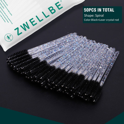 100/50 vnt Vienkartiniai blakstienų šepetėliai Blakstienų priauginimo įrankiai Antakių šepetėlis Tušas lazdelės Aplikatorius Spoolers Akys Blakstienų Kosmetika