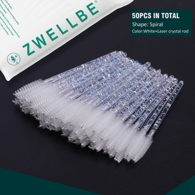 100/50 vnt Vienkartiniai blakstienų šepetėliai Blakstienų priauginimo įrankiai Antakių šepetėlis Tušas lazdelės Aplikatorius Spoolers Akys Blakstienų Kosmetika