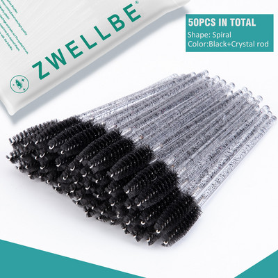 100/50 vnt Vienkartiniai blakstienų šepetėliai Blakstienų priauginimo įrankiai Antakių šepetėlis Tušas lazdelės Aplikatorius Spoolers Akys Blakstienų Kosmetika