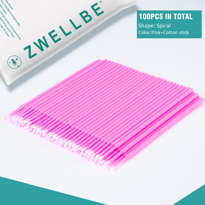 100/50 vnt Vienkartiniai blakstienų šepetėliai Blakstienų priauginimo įrankiai Antakių šepetėlis Tušas lazdelės Aplikatorius Spoolers Akys Blakstienų Kosmetika