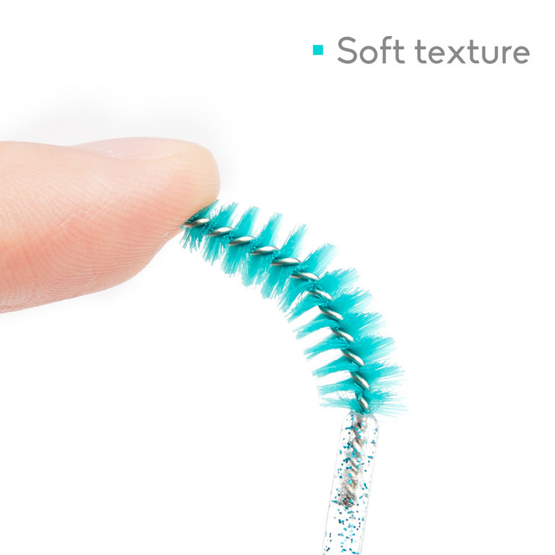 100/50 vnt Vienkartiniai blakstienų šepetėliai Blakstienų priauginimo įrankiai Antakių šepetėlis Tušas lazdelės Aplikatorius Spoolers Akys Blakstienų Kosmetika