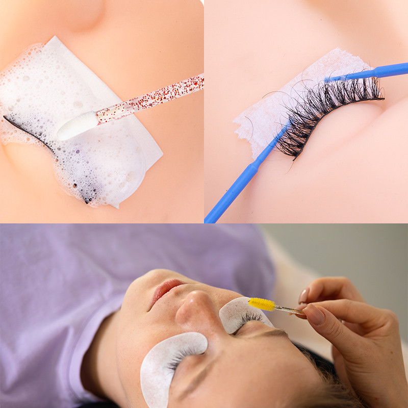 100/50 vnt Vienkartiniai blakstienų šepetėliai Blakstienų priauginimo įrankiai Antakių šepetėlis Tušas lazdelės Aplikatorius Spoolers Akys Blakstienų Kosmetika