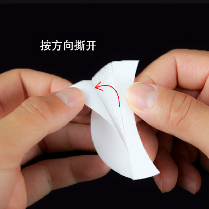 50 buc/ pungă Extensie de gene de unică folosință Tampoane pentru ochi din bumbac Îndepărtarea genelor Altoirea genelor Patch-uri Autocolant Instrument de machiaj