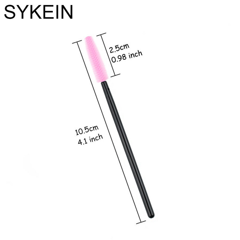 5/25 Vienkartinis silikono gelio blakstienų šepetėlis.