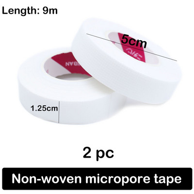 1/2/3/5 rulouri de extensie pentru gene, fără scame, bandă cu micropori, spumă, burete, bandă de plasture pentru gene, sub ochi, hârtie pentru instrumentul pentru gene false