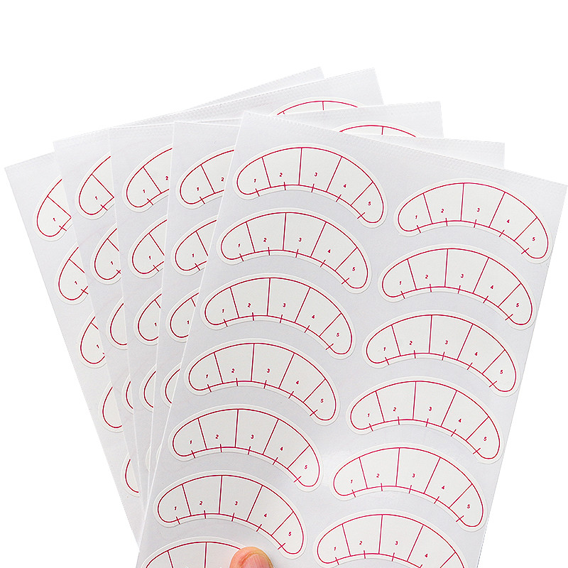 70 de perechi/pachet Patch-uri de hârtie 3D pentru gene sub ochi.