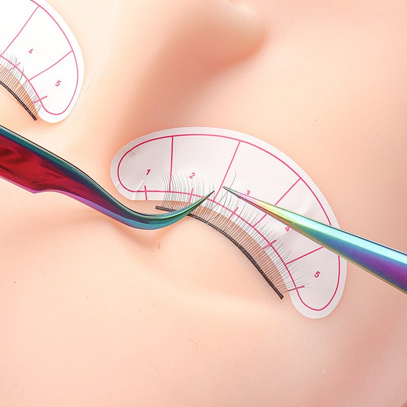 70 de perechi/pachet Patch-uri de hârtie 3D pentru gene sub ochi.