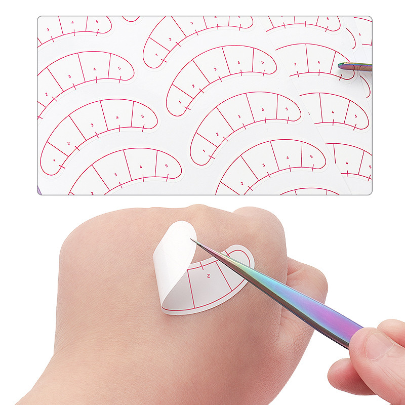 70 de perechi/pachet Patch-uri de hârtie 3D pentru gene sub ochi.