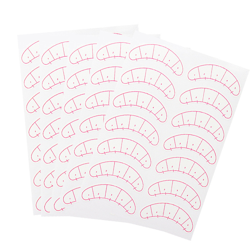 70 de perechi/pachet Patch-uri de hârtie 3D pentru gene sub ochi.