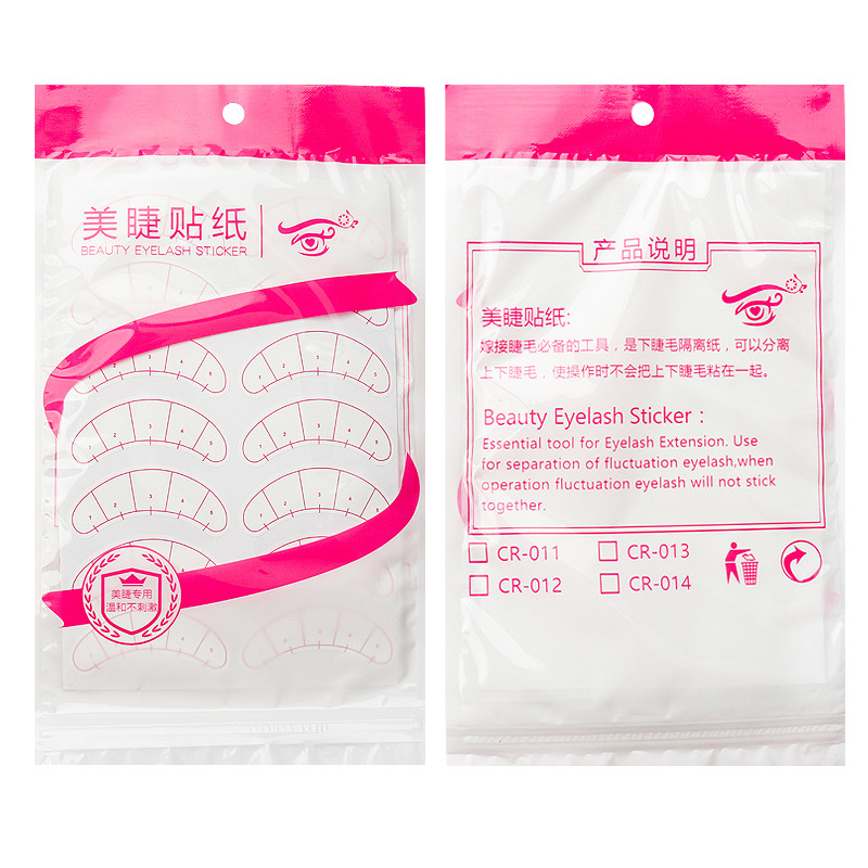 70 de perechi/pachet Patch-uri de hârtie 3D pentru gene sub ochi.