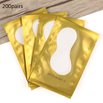 50/200 de perechi de plasturi de hârtie pentru gene sub ochi, pentru altoire în extensie, instrumente de machiaj pentru gene false