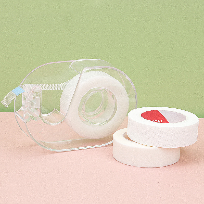 Tăiător de bandă pentru extensie de gene Tampoane pentru ochi fără scame Bandă albă sub tampoane pentru ochi Hârtie pentru plasture pentru gene false Instrumente de machiaj pentru femei