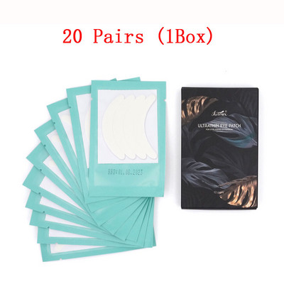 20/50/100 perechi de plasturi pentru ochi cu gel subțire pentru extensie de gene, scame flexibile speciale, sub tampoane, autocolante, plasture hialuronic de colagen