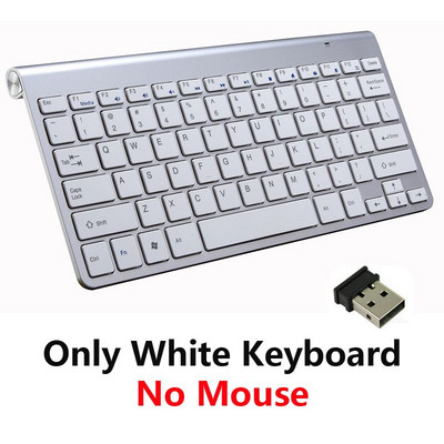Set combinat de mini tastatură și mouse portabil pentru tastatură și mouse fără fir 2,4G pentru notebook, laptop, Mac, desktop, computer, Smart TV PS4