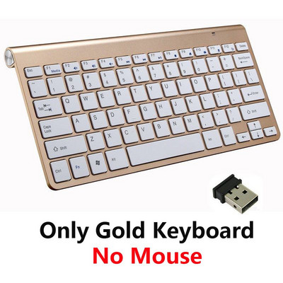 Set combinat de mini tastatură și mouse portabil pentru tastatură și mouse fără fir 2,4G pentru notebook, laptop, Mac, desktop, computer, Smart TV PS4