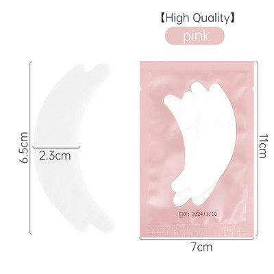 50 de perechi de plasturi pentru ochi, consumabile pentru extensia genelor, tampoane cu gel pentru ochi, autocolante de hârtie în formă de fluture, instrument de machiaj pentru femei