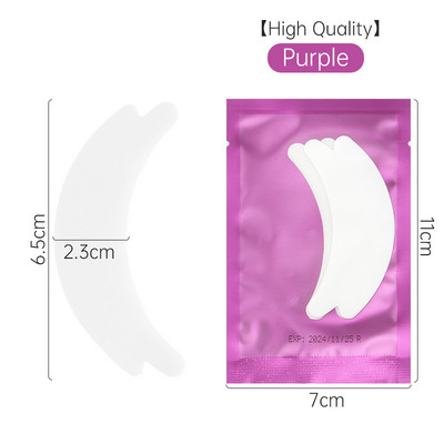 50 de perechi de plasturi pentru ochi, consumabile pentru extensia genelor, tampoane cu gel pentru ochi, autocolante de hârtie în formă de fluture, instrument de machiaj pentru femei