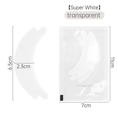 50 de perechi de plasturi pentru ochi, consumabile pentru extensia genelor, tampoane cu gel pentru ochi, autocolante de hârtie în formă de fluture, instrument de machiaj pentru femei