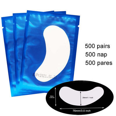 500/1000 pár szempillatapasz szempillapárna szempilla alatti szempillahosszabbító gél szempárnák szempilla hosszabbításhoz